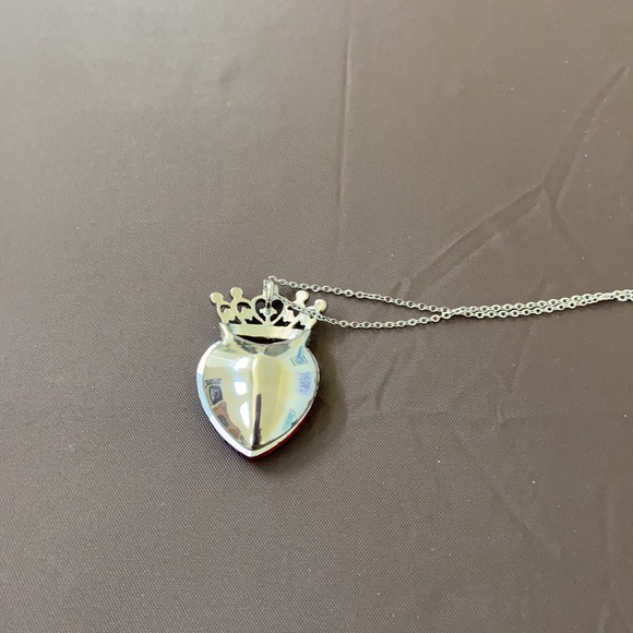 HEART - Red Austrian Crystal Necklace - Picture 6 of 6